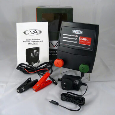 JVA MB3 Electric-Fence Energiser with 50W Solar Kit